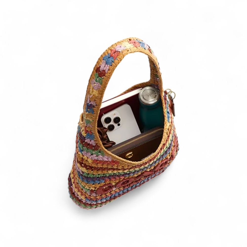 Coach Multicolor Crochet Shoulder Bag - Picture 4 of 5